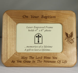 Baptism Wooden Frame - SP20102