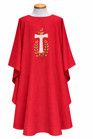 TAU CROSS W/OLIVE BRANCH CHASUBLE - 2032-CHASUBLE