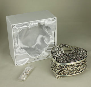 AR206 Wedding Box with Coins (Silver colored)