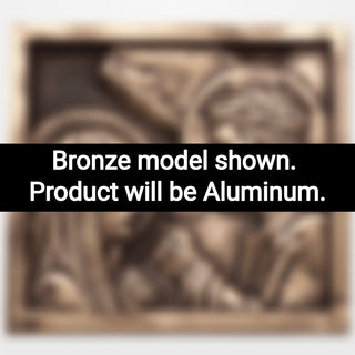 Plaque Stations - Aluminum, 9" x 10" - 20X16-P-ALUMINUM