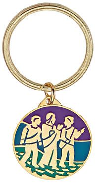 2102-K Emmaus Keyring