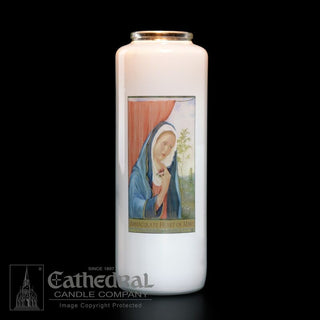 2102 Immaculate Heart of Mary 6 Day Candle