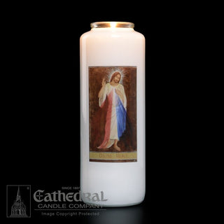 2110 Divine Mercy 6 Day Candle