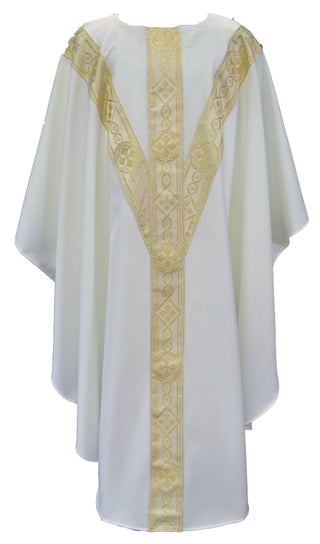 POLY W/ITALIAN BANDING CHASUBLE - 2144-CHASUBLE