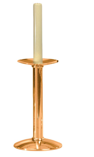 ALTAR CANDLESTICK BRONZE 10"