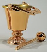 21PS80 Holy Water Pot & Sprinkler
