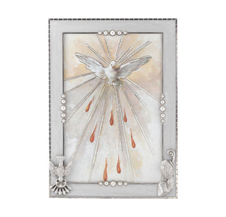 Holy Spirit Confirmation Picture Frame - 5.5 x 7" White Pearlized - 2237-651