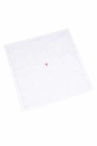 100% PURE LINEN HEMSTITCHED 6" X "6 PALL - 250-PALL
