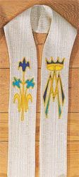 2503 Symbols of our Lady, Marian - Stole