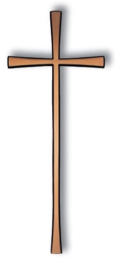 CROSS SOLID SMOOTH 15 3/4"X6 5/16" - 2606