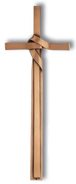 2627 Cross with Ribbons