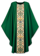 Chasuble - Regina - Dark Green - SLB2749-0-DKGRN