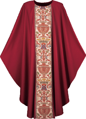 Chasuble - Regina - Dark Red - SLB2749-0-DKRED