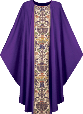 Chasuble - Regina - Purple - SLB2749-0-PURPLE