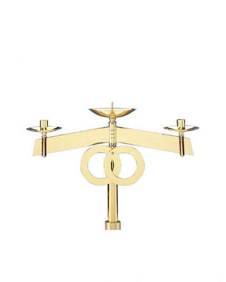 SB354WAR Paschal Candlestick Wedding Candelabra Top