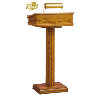 Wood Lectern - 42" Height - 28 LETH 28