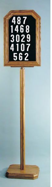 28HY40F Magnetic Floor/Wall Hymn Board