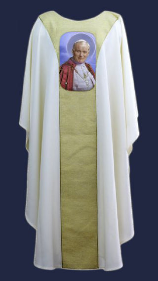 CHSJP5 Pope Saint John Paul II Chasuble