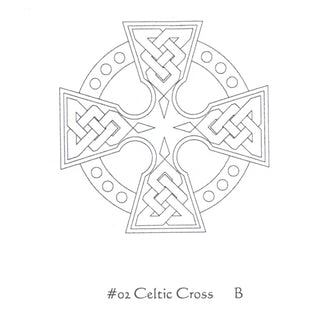 Scale Paten - 6"D - Design: 02/CELTIC - ZEPPO-02/CELTIC
