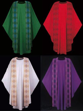 3-3160 Chasuble with overlay stole