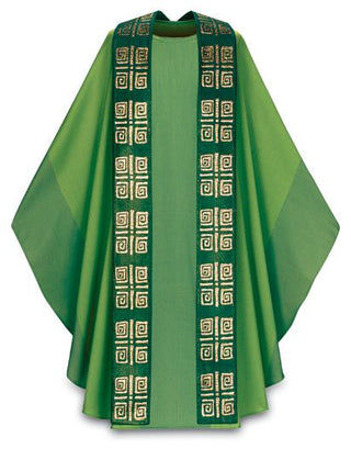 3-3674 Gothic Chasuble & Overlay Stole