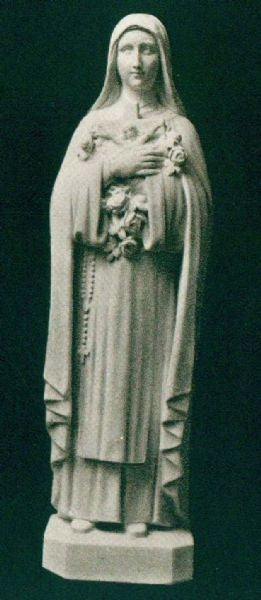 CC02-302 Marble St Therese Statue