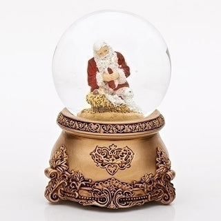 30460 Santa Baby Jesus Musical Snow Globe