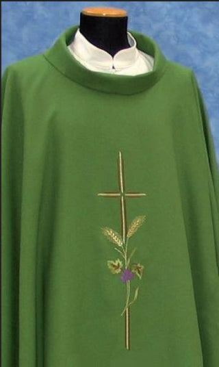 310 Cross with Grapes and Wheat Chasuble