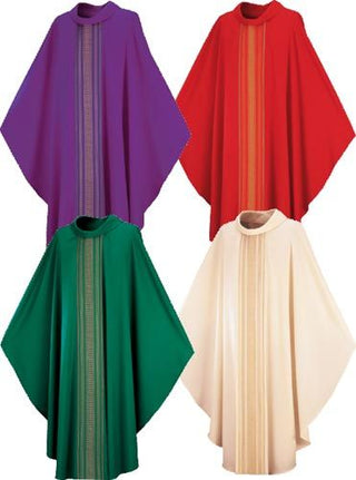 3111 Chasuble with Roll Collar  - Ornata