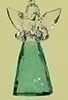 31485MAR 3" Birthstone Angel Ornament