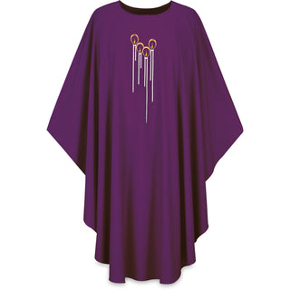 3266 Chasuble  - Advent Candles Motif