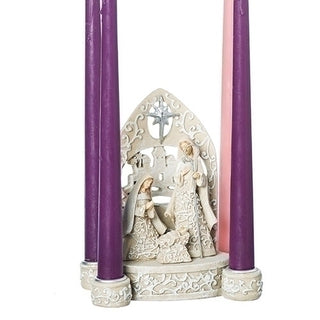 7" Holy Family Advent Wreath - 32989