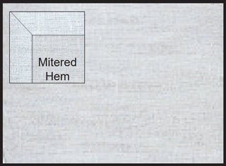 65% LINEN 35% POLYESTER WHITE ALTAR CLOTH - 33-AC