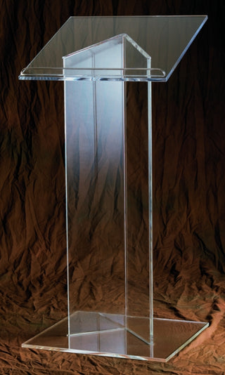 Acrylic Top Lectern 20"W x 18"D, 43"H - 3319