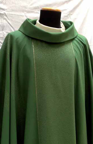 Green Dalmatic with No Embroidery