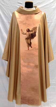 340 Papale Lana Oro Chasuble