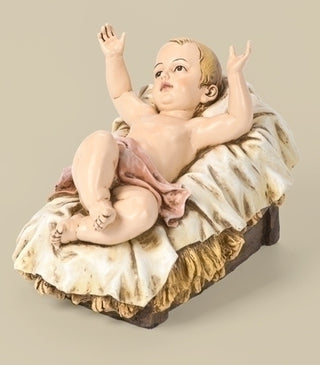 Baby Jesus with Crib (Color) - 35021