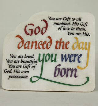 36087 God Danced Plaque