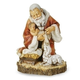 11.5"KNEELING SANTA FIGURE