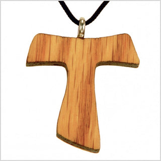 Tau Wood Cross /Cord - 37B