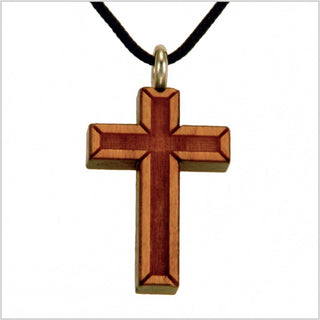 Wooden Cross w/ Cord - 38C