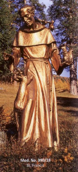 390-18 St Francis Statue