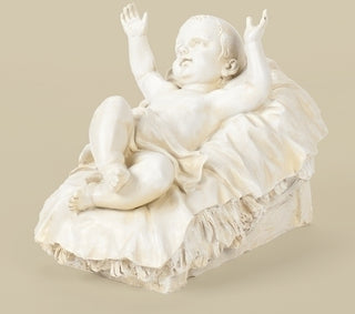 Baby Jesus with Crib (Ivory) - 39521