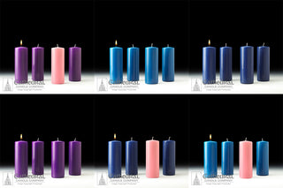 82332004 Pillar Advent Candles