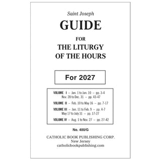 400/G Annual Guide for Liturgy of the Hours