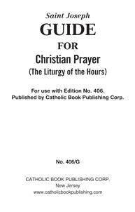 406/G Annual Guide for Christian Prayer