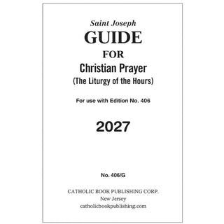 Christian Prayer Guide For 2027 - 406/G