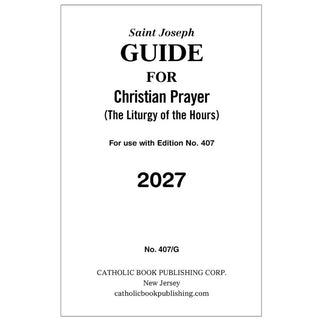 Christian Prayer Guide For 2027 (Large Type) - 407/G
