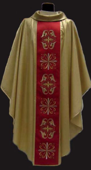 410/P Papale Lana Oro Chasuble