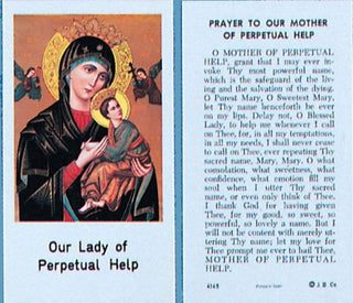 JB4149P Prayer to Our Mother of Perpetual Help HC